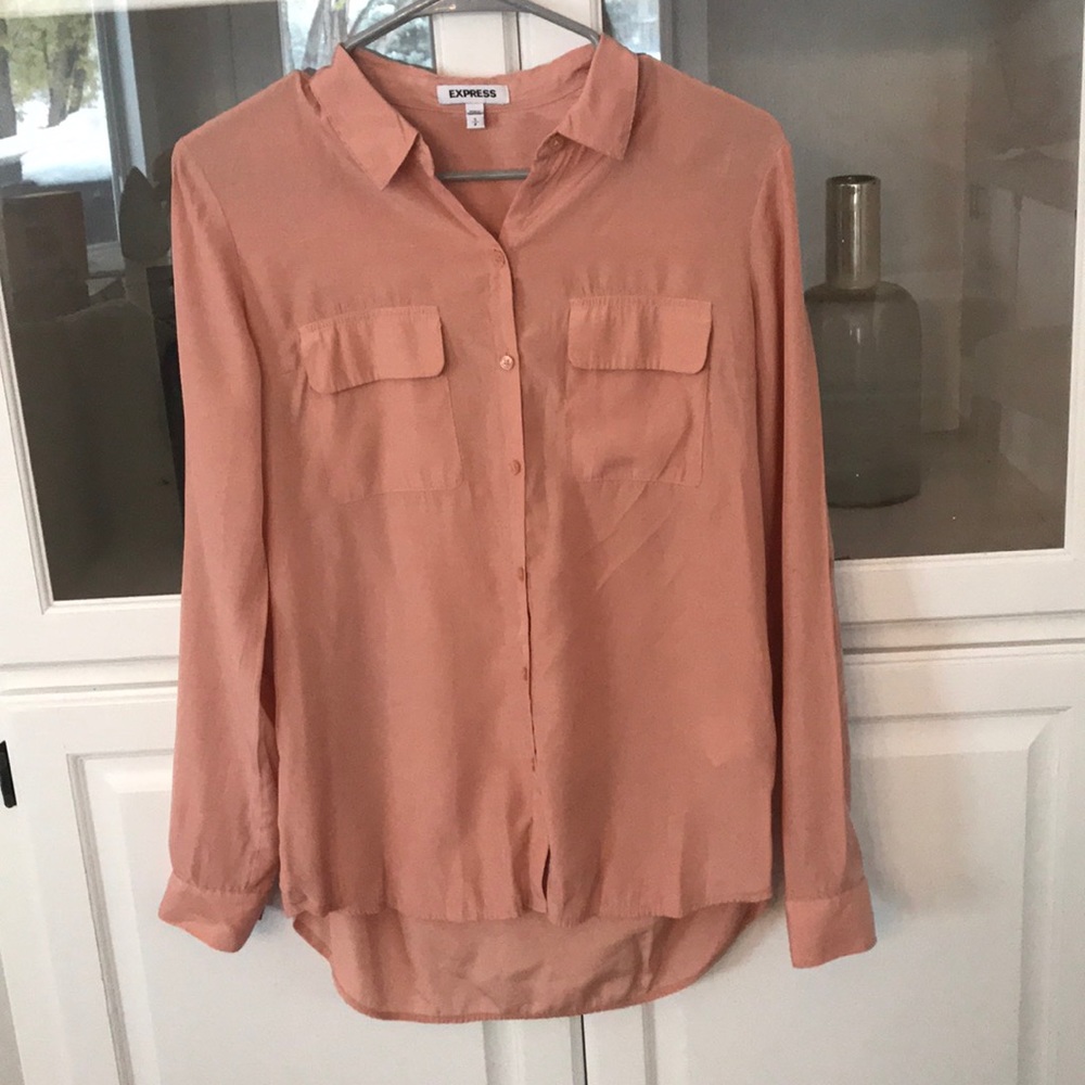 Express button down blouse